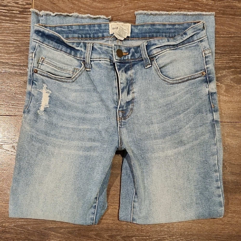 ❤️ FOR THE REPUBLIC MID-RISE STRAIGHT CROP JEANS, 4 (27) - Picture 5 of 6